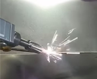 Hand-held laser welder