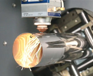 Fiber laser tube cutting machine